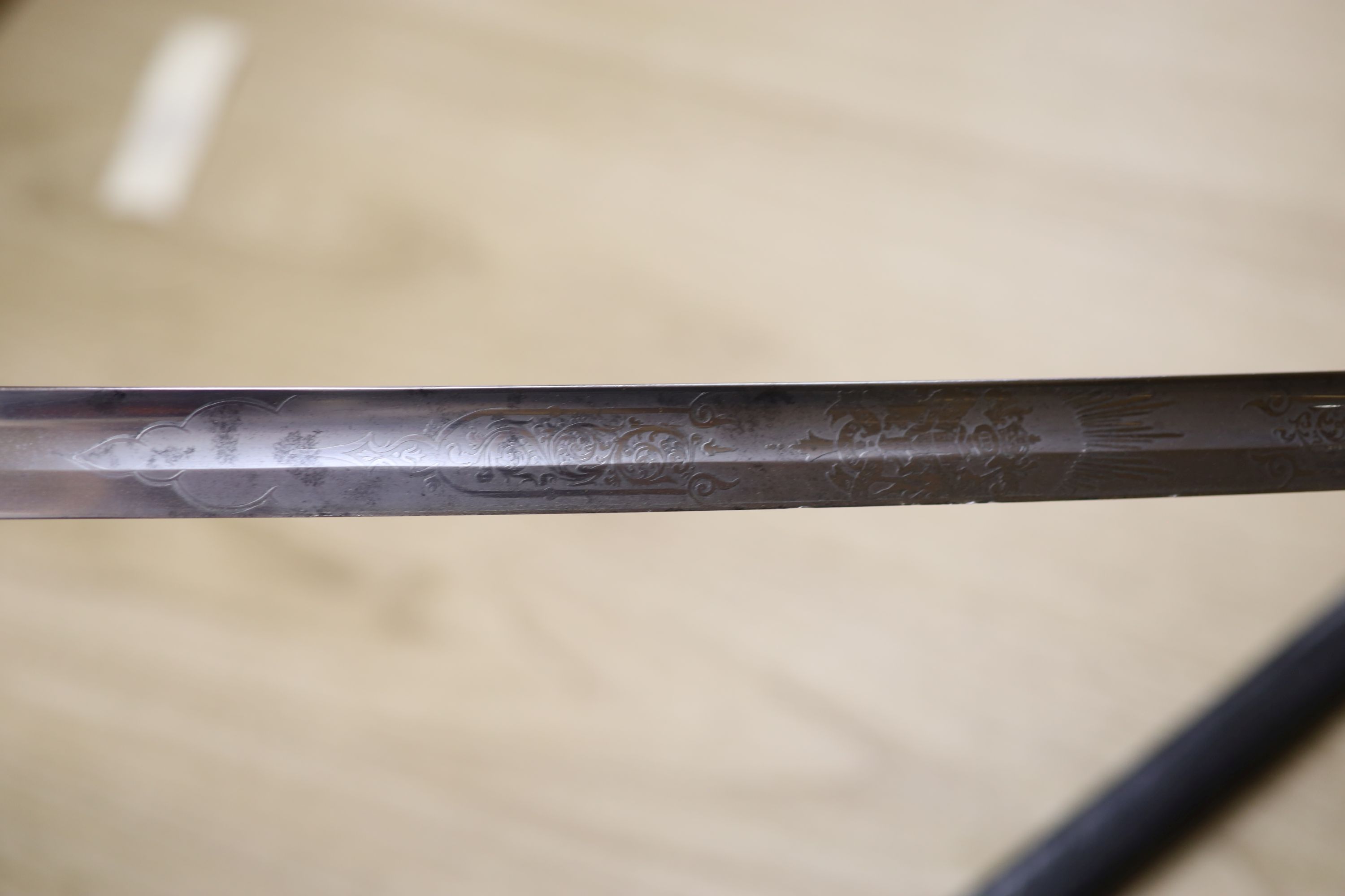 A late Naval Officers sword